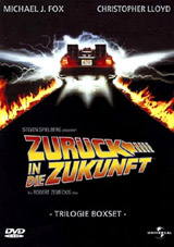 DVD-Cover: Zurck in die Zukunft I, II, III (Trilogie Boxset), mit Michael J. Fox, Christopher Lloyd, Lea Thompson, Chrispin Glover, Mary Steenburgen, Thomas F. Wilson, ...