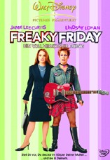 DVD-Cover: Freaky Friday  Ein voll verrckter Freitag, mit Jamie Lee Curtis, Lindsay Lohan, Harold Gould, Mark Harmon, ...