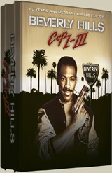 DVD-Cover: Beverly Hills Cop I-III <br> (20 Years Anniversary Limited Tin-Box Edition), mit Eddie Murphy, Judge Reinhold, John Ashton, Ronny Cox, Brigitte Nielsen, Jrgen Prochnow, Theresa Randle, ...